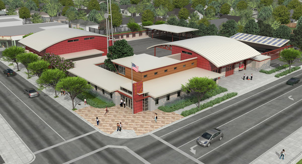 3d model architecture firestation - Fire Station by CadAssist